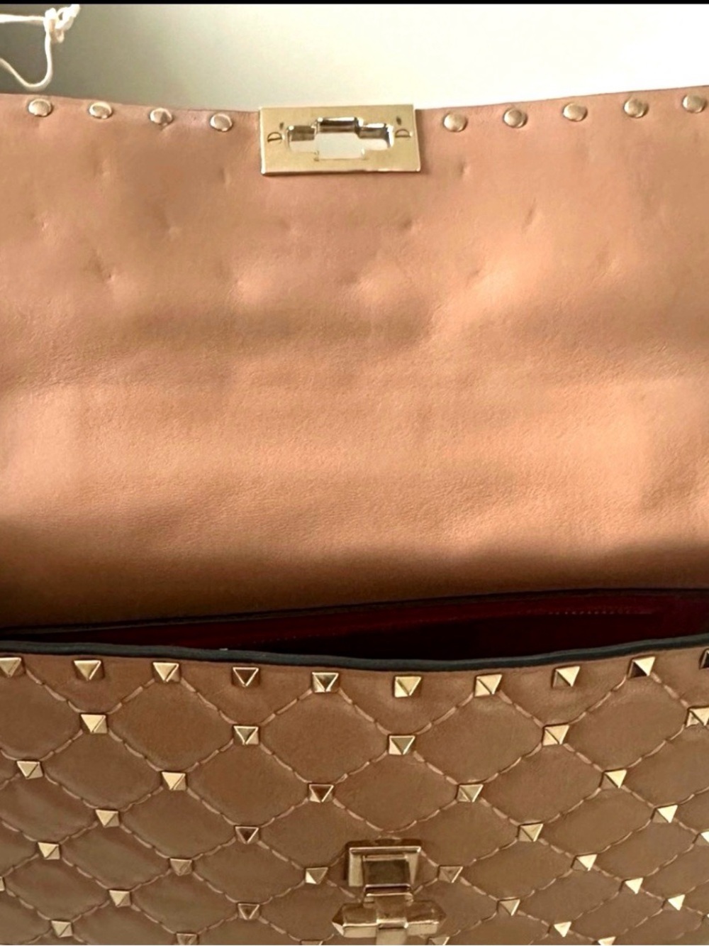 🔥FINAL PRICE Valentino Garavani Medium Nappa Rockstud Spike Shoulder Bag - Picture 14 of 16